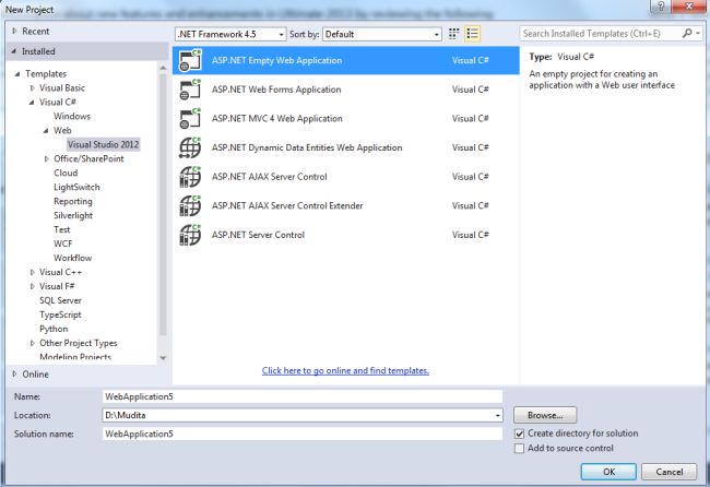 Select web application